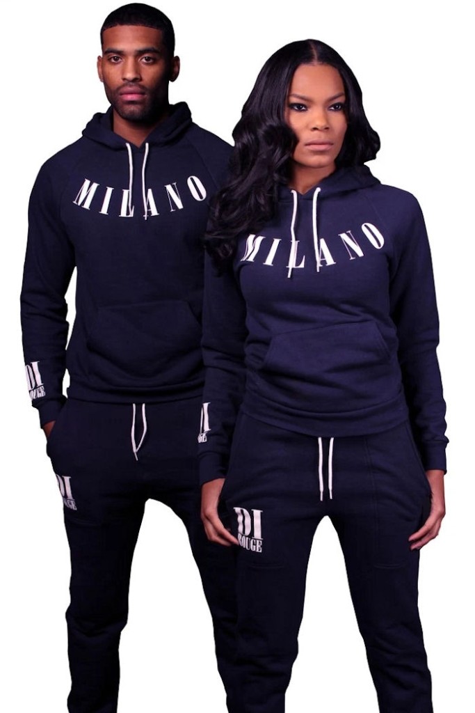 milano di rouge hockey hoodie