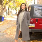 Street Style: Wool Blend Coat