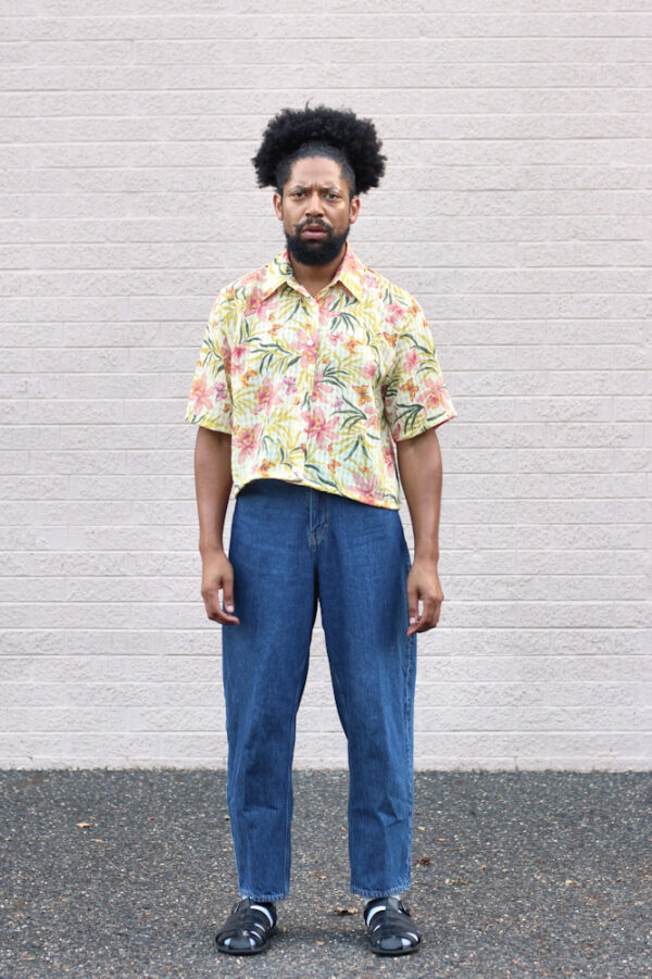 Boxy Floral Print Shirt