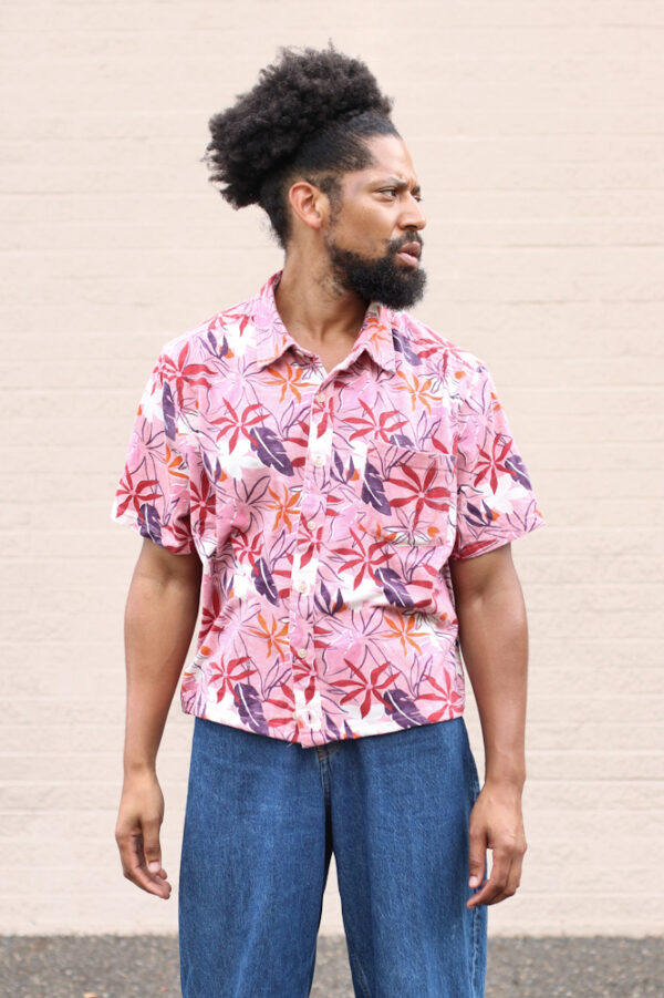 Boxy Floral Print Shirt