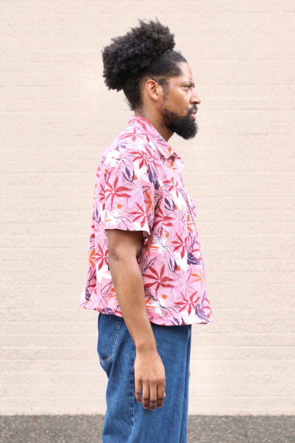 Boxy Floral Print Shirt