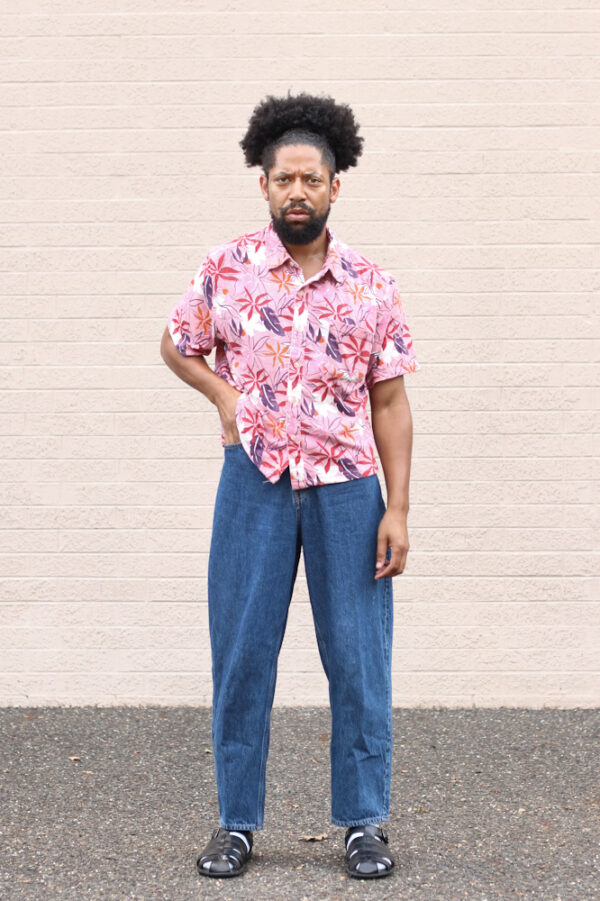 Boxy Floral Print Shirt