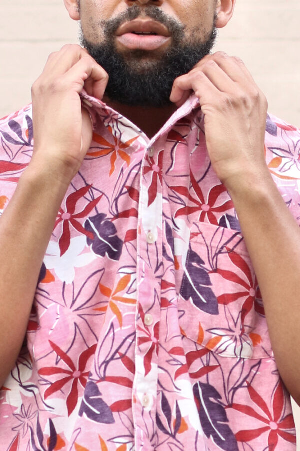 Boxy Floral Print Shirt