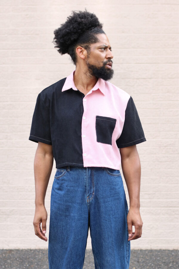 Boxy Color Block Shirt