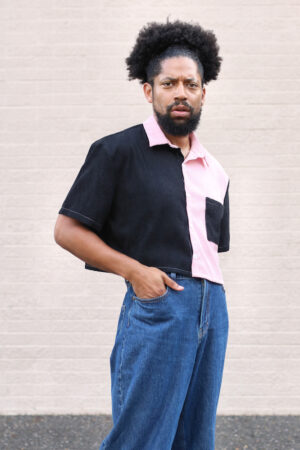 Boxy Color Block Shirt