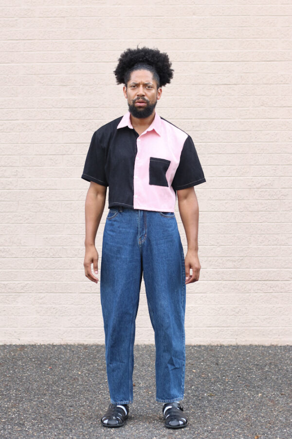 Boxy Color Block Shirt