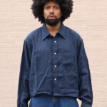 unregisteredstyle-2025-fall-mens-shirt-buttondown-navy-01 Boxy Shirt